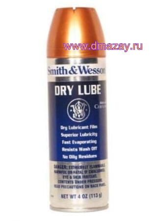 Оружейная сухая смазка SMIT & Wesson DRY LUBE SW 003 с CERFLON аэрозоль 113 г.